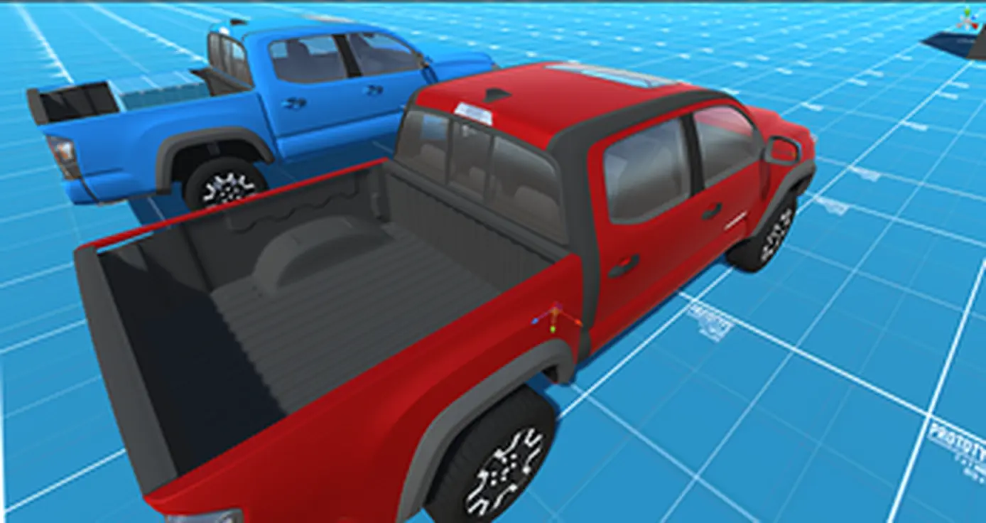 Highly Detailed Pickup Truck screenshot 1