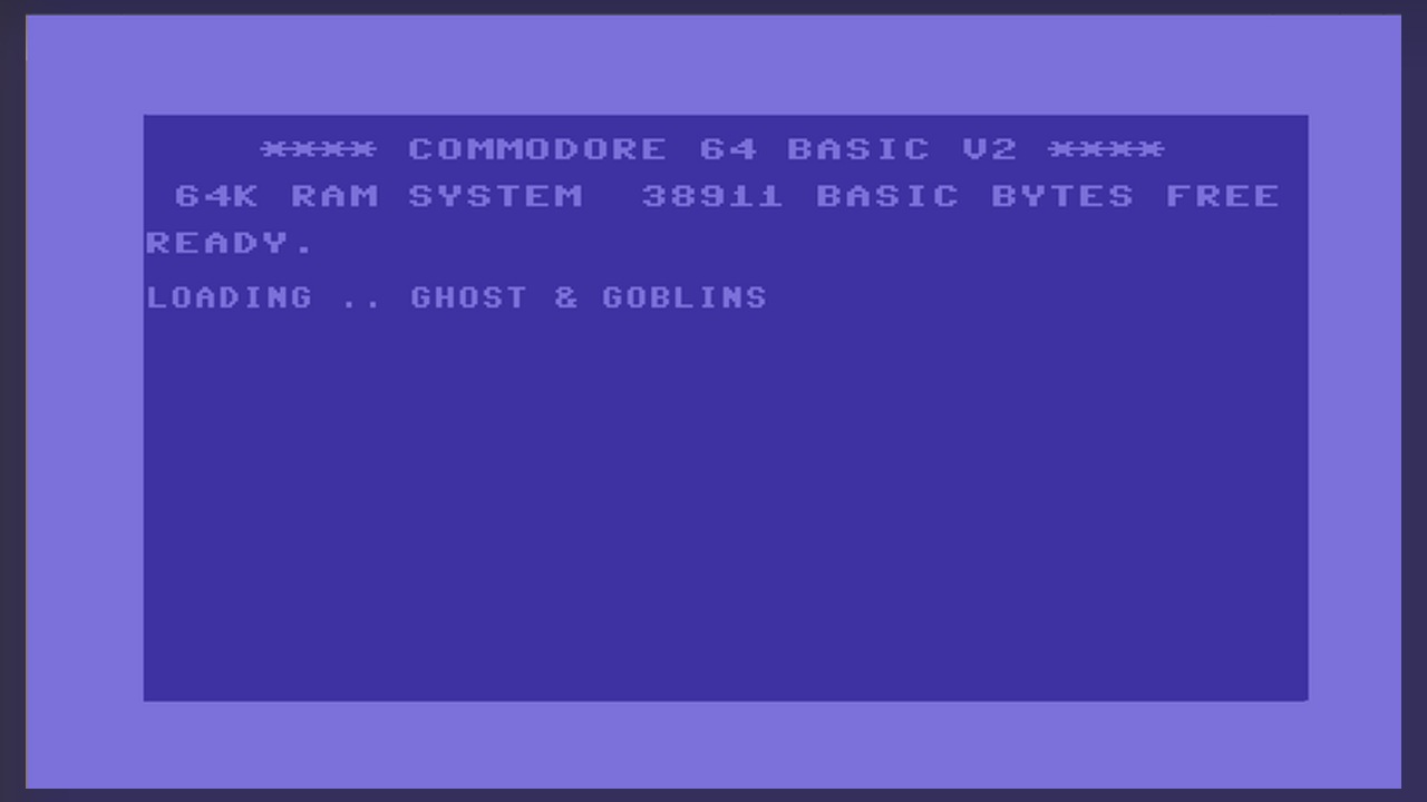 Commodore 64 BASIC loading screen.
